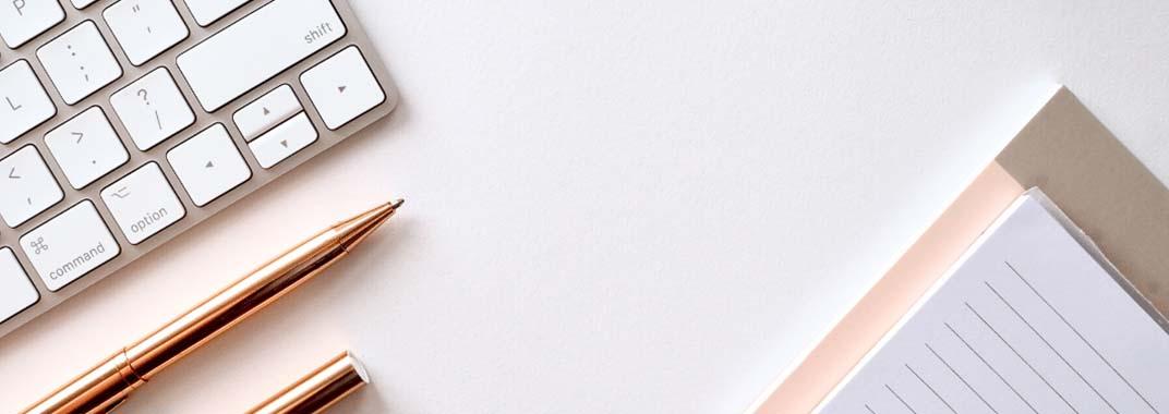 Remote working in IT Office desk